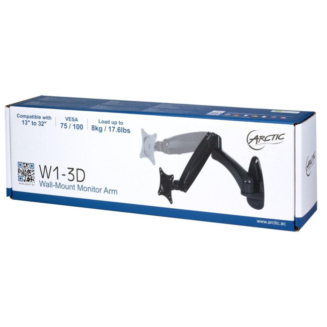 Кріплення для монітора WALL MOUNT W1-3D AEMNT00032A ARCTIC