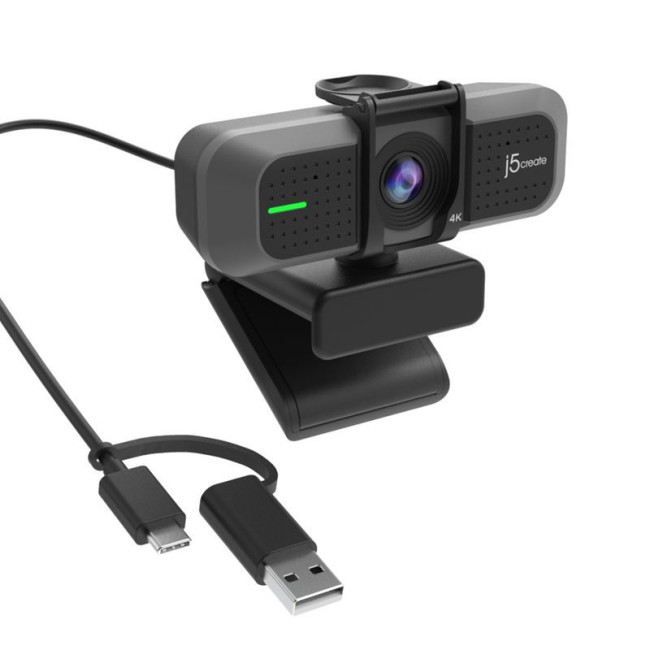 Вебкамера, 4K@30Hz, USB-A/C 3.0, вбудований мікрофон, кріплення 1/4