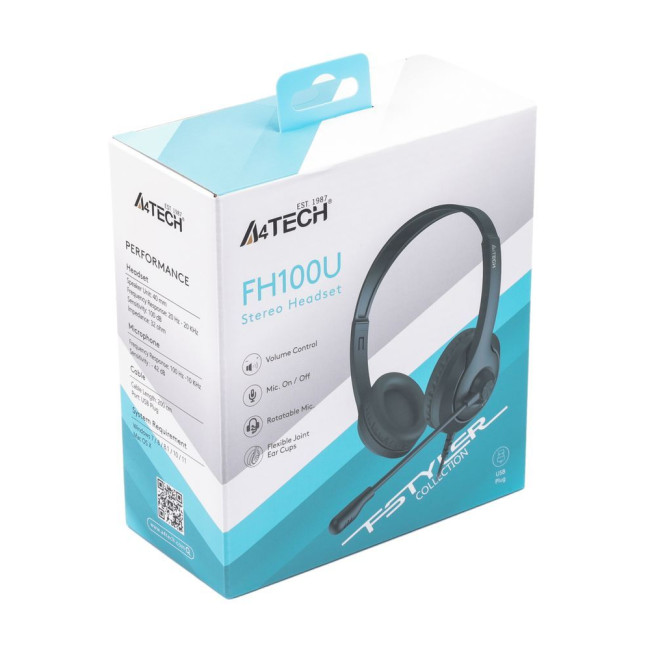 Гарнітура Fstyler USB Stereo Headphone, чорна