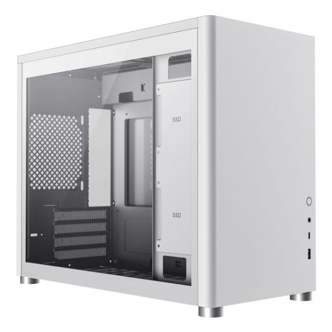 Корпус для комп'ютера ATX W/O PSU SPARK FULL WHITE GAMEMAX