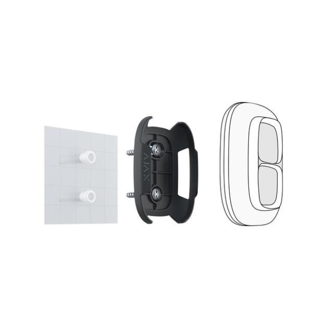 Ajax, Holder for Button/Double Button black тримач для тривожної кнопки