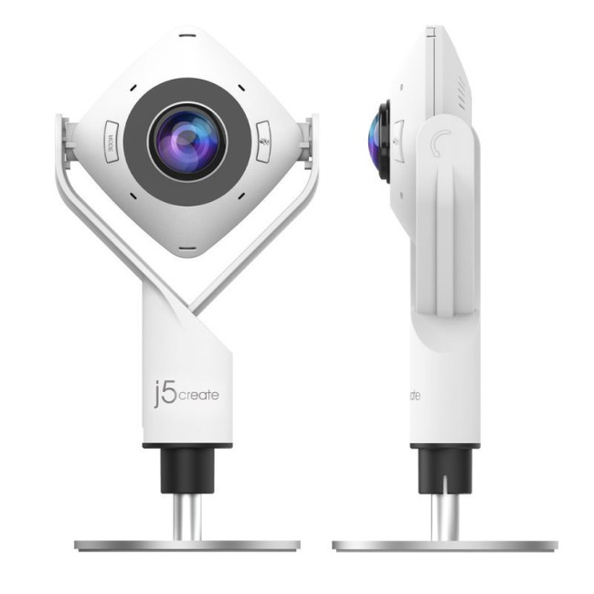 Вебкамера 360°, 1080 P, USB-A/C 3.0, вбудований мікрофон, кріплення 1/4
