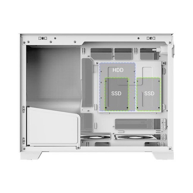Корпус для комп'ютера ATX W/O PSU NEX C33 WH GAMEMAX