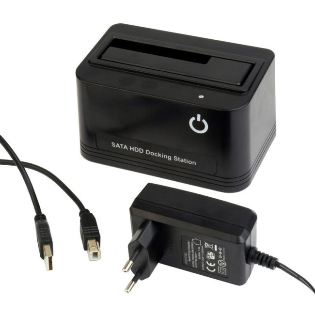 Док-станція для жорстких дисків 2.5/3.5 SATA HDD, USB 2.0