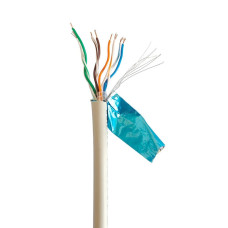 CAT5e, багатожильний, алюміній під міддю (CCA), AWG24, екранована фольгою, 100 м