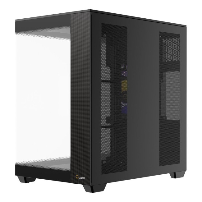 Корпус для комп'ютера ATX W/O PSU DELTA C74 ARGB чорний (DELTA-C74-BKD200XX-GL) OCYPUS