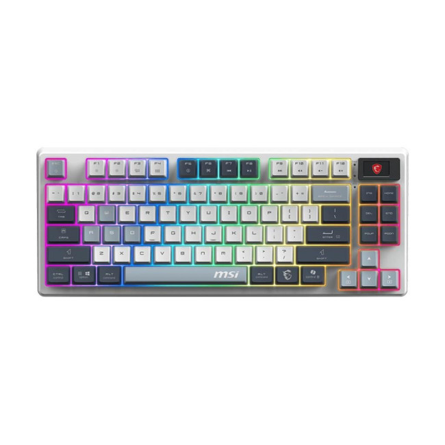 Клавіатура GAMING WHITE UA FORGE GK600 TKL MSI
