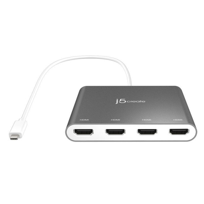 Адаптер-перехідник USB-C на 4 HDMI (4 незалежних екрани)