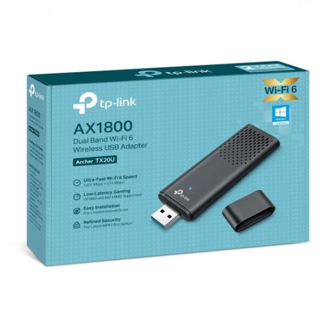 Бездротовий USB адаптер, Archer TX20U TP-LINK