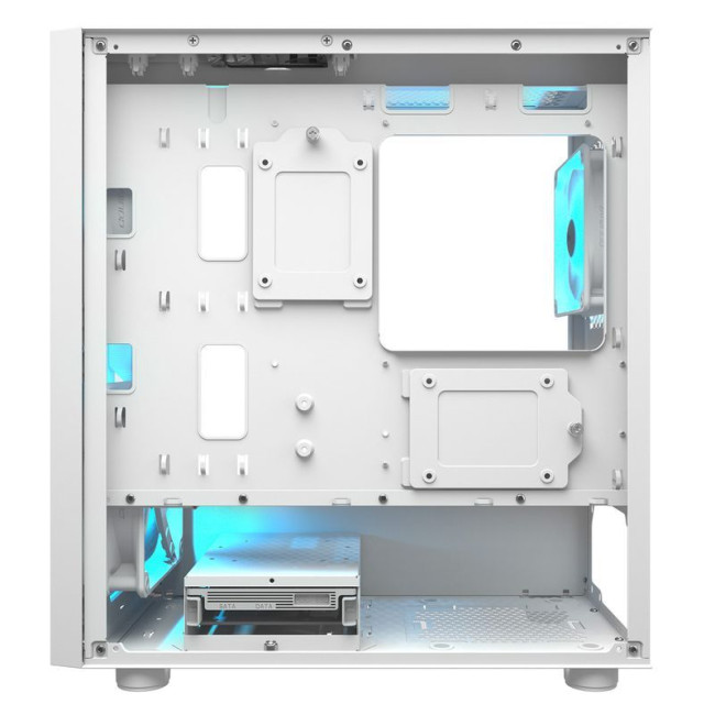 Ігровий корпус, 2*140mm, 1*120mm ARGB вентилятори передвстановлені, mATX/mini-ITX, USB3.0 x 2, USB3.0x2, USB2.0x1, Audio x1, скляне вікно