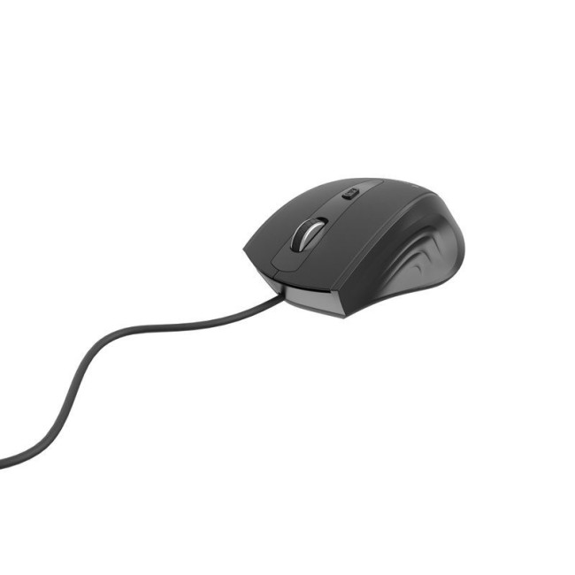 Оптична миша, USB інтерфейс, 1200 dpi, чорний