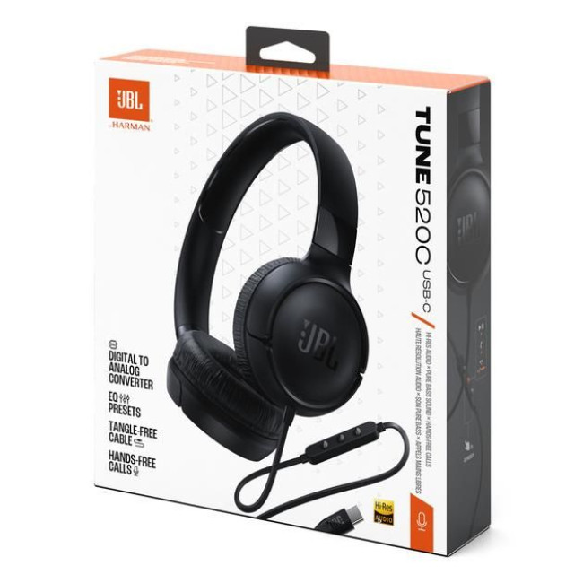 Навушники JBL JBLT520CBLK