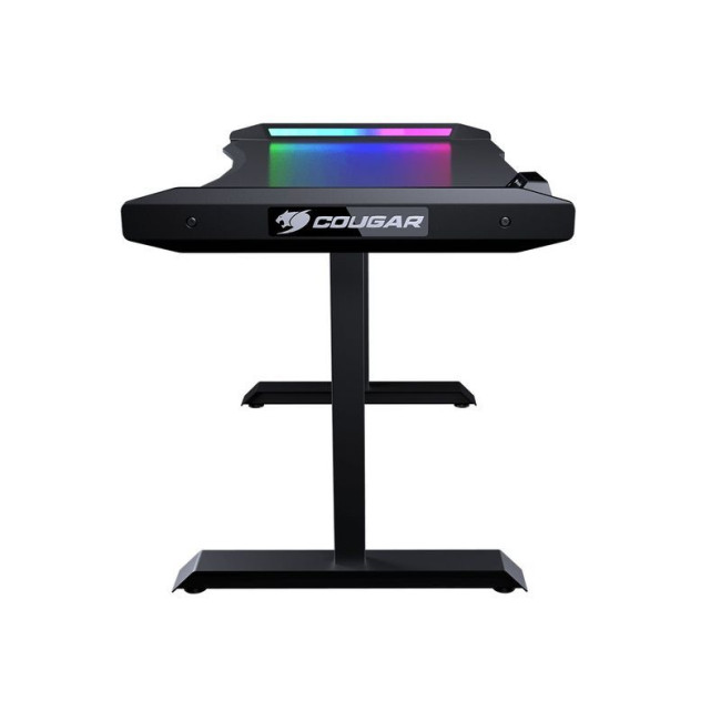 Стіл для геймера, ергономічний дизайн, USB 3,0/Audio хаб, RGB підсвічування, висота 810 мм