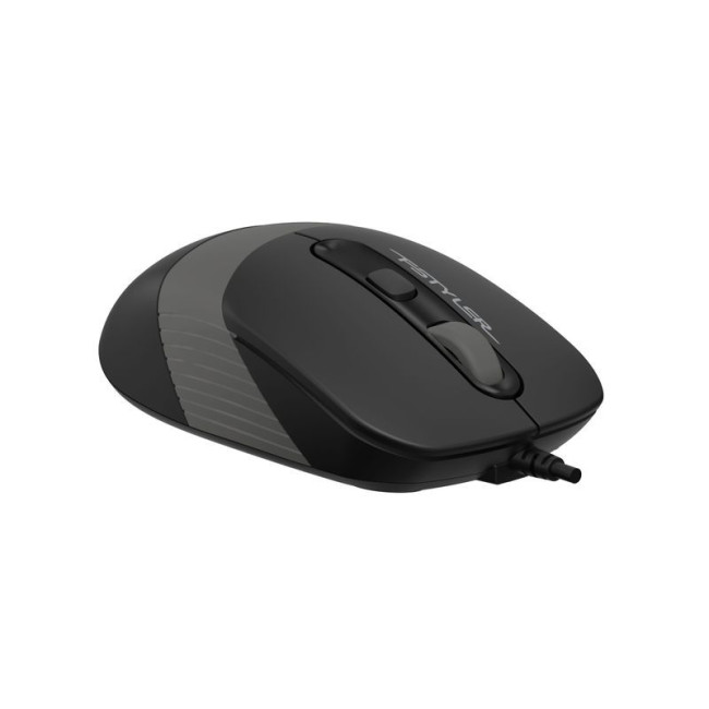 Миша дротова безшумна Fstyler, USB, 1600 dpi, сірий