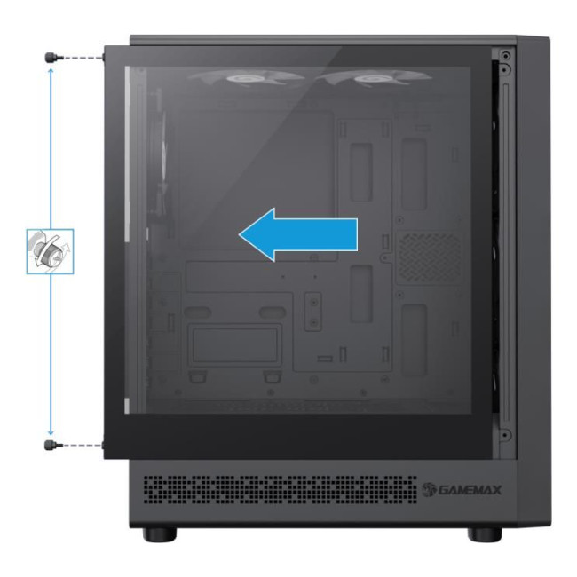 Корпус для комп'ютера ATX W/O PSU STORM 2 AB GAMEMAX