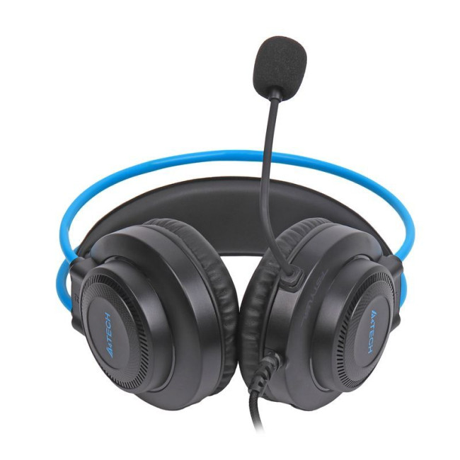 Навушники з мікрофоном, Fstyler AUX 3.5 мм Stereo Headphone, синій