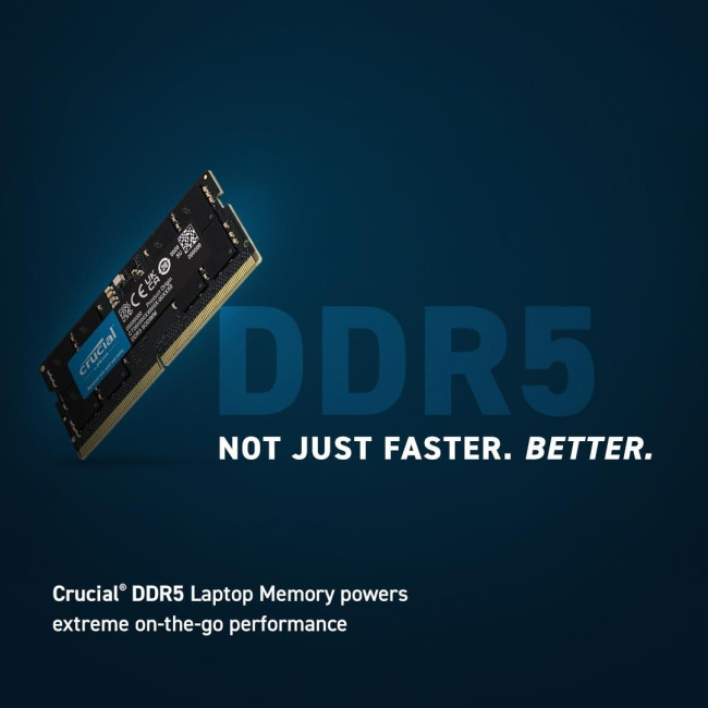 Оперативна пам'ять CRUCIAL 16GB DDR5-5600 SO (CT16G56C46S5)