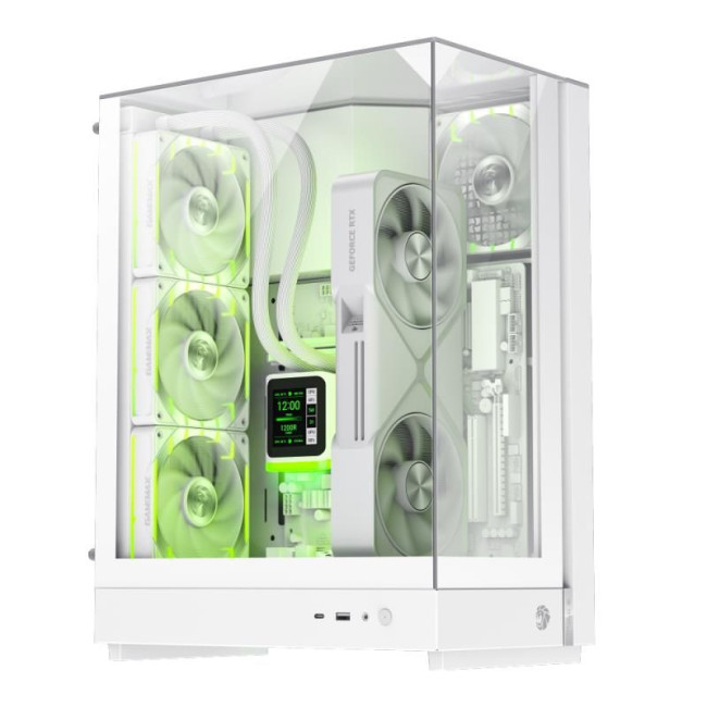 Корпус для комп'ютера MATX W/O PSU T20 WH GAMEMAX