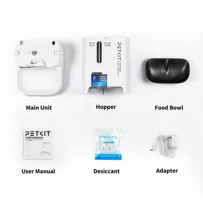 Смарт годівниця PETKIT YUMSHARE DUAL-HOPPER 2 with Cam P592