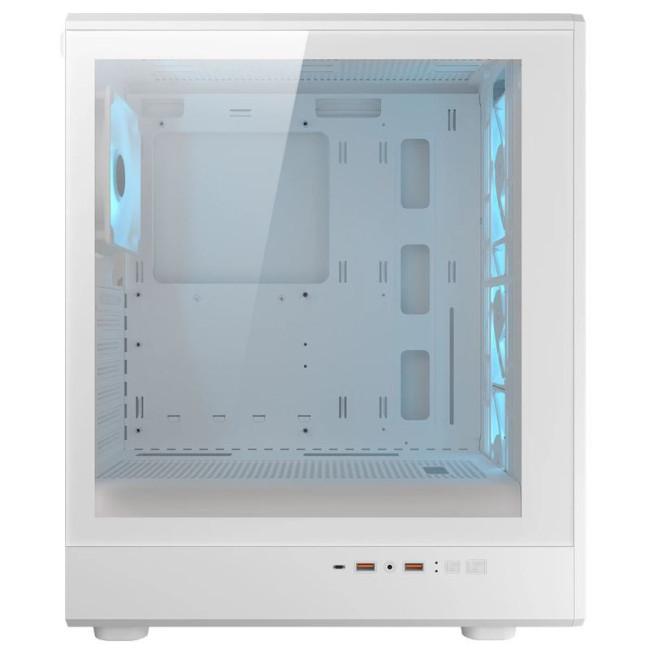Ігровий корпус, 3*120mm ARGB, 1*120mm ARGB вентилятори передвстановлені, ATX/mATX/mini-ITX, скляне вікно