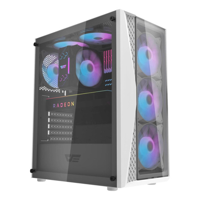 CASE MIDITOWER ATX W/O PSU/DK352 PLUS WHITE DARK FLASH