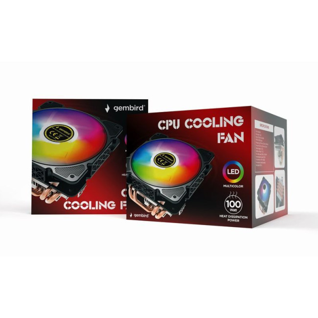 Кулер універсальний, 12 см, TDP 100 Вт, Intel LGA 775/115X/1200 та AMD