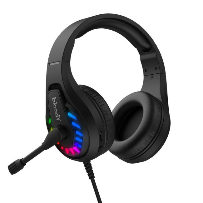 Ігрові навушники з мікрофоном, Neon LED, USB