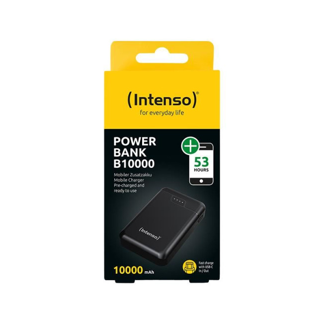 Портативний зарядний пристрій USB 10000MAH BLACK B10000 7320530 INTENSO