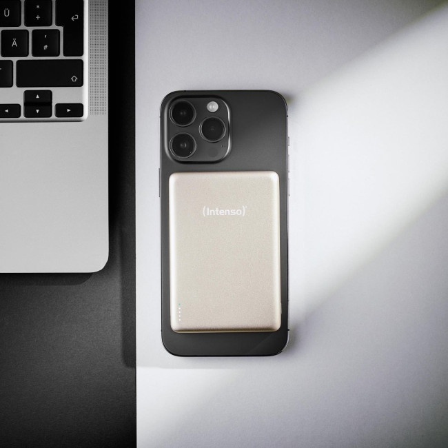 Портативний зарядний пристрій USB 10000MAH MAG CHAMPAGNE MW10000 7344031 INTENSO