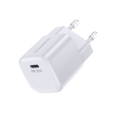 Мережевий зарядний пристрій, GaN, USB-C, 30Вт, QC3.0/PD/PPS