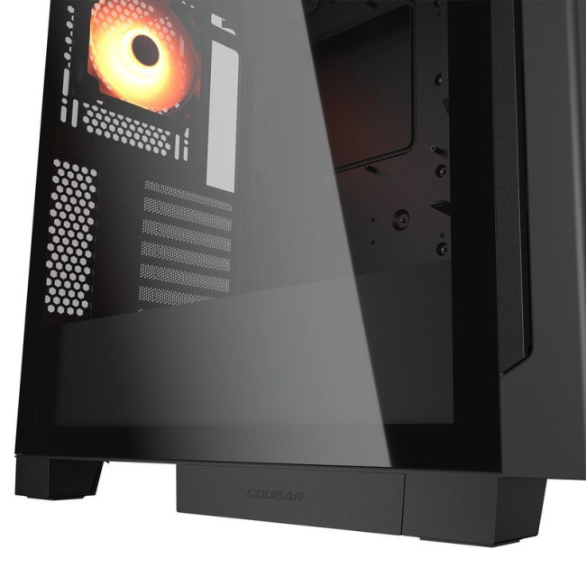 Ігровий корпус, вентилятори передвстановлені, ATX/mATX/mini-ITX, скляне вікно