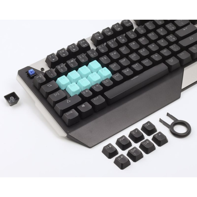 Клавіатура ігрова, LK оптико-механічна, Ice Blue підсвічування, USB