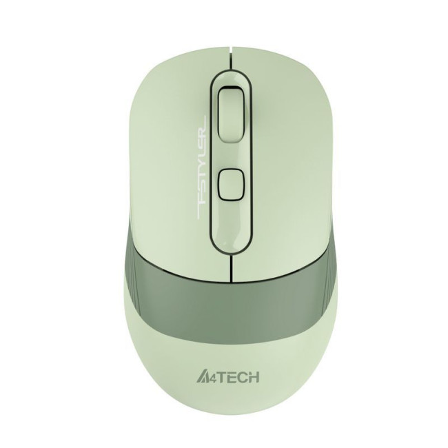 Миша бездротова Fstyler, Bluetooth / 2.4 ГГц, вбудований акумулятор, 2000 DPI, USB, зелений