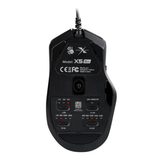 Ігрова миша Bloody ESports Gaming X, 10 000 CPI, RGB