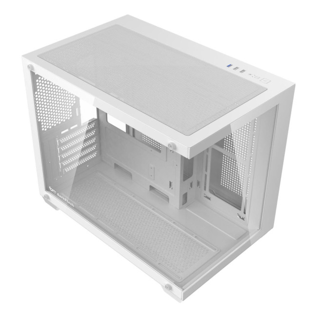 CASE MINITOWER MATX W/O PSU/B275 PRO WHITE DARK FLASH