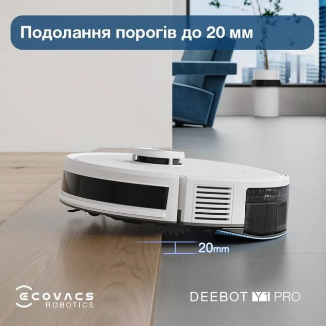 Робот-пилосос DEEBOT Y1 PRO DLX34 WHITE ECOVACS