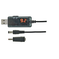 Кабель живлення, USB-AM на 5.5 / 3.5 мм, 9/12V, 0.8 м