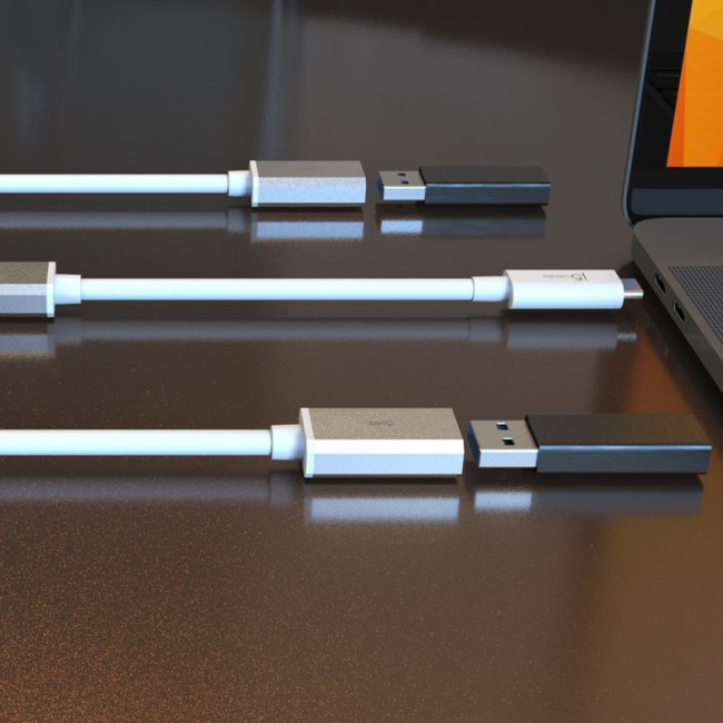 Кабель-адаптер OTG USB 3.1, USB-C тато/USB-A-мамо, 0.1 м