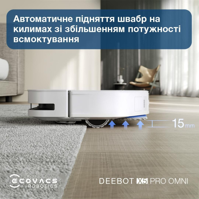 Робот-пилосос DEEBOT X5PRO OMNI DDX39 WH ECOVACS