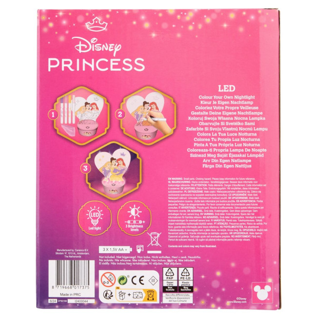 Набір для творчості LED нічник Disney Princess (DP60198)