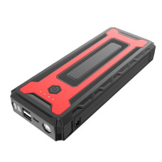 Портативний зарядний пристрій 16000 mAh, запуск двигуна 2000 A, QC 18 Вт, чорний