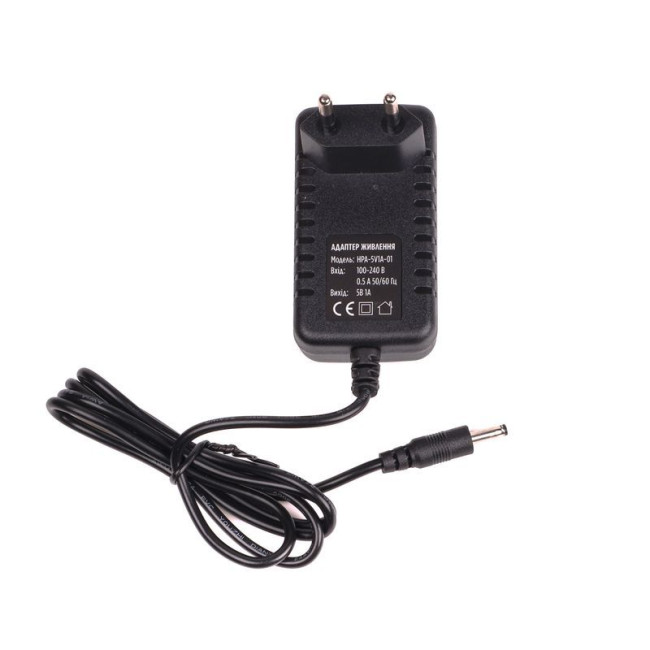 Мережевий ЗП, для USB-концентраторів, вилка 5.5*2.1, 5V-1A