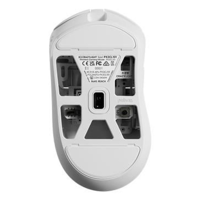 Миша бездротова PULSAR X3 CrazyLight Mini (PX3RCL102), білий