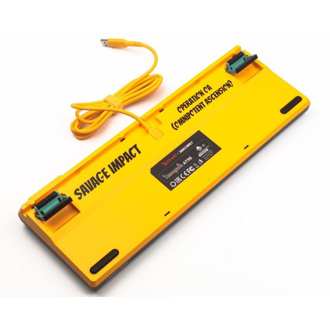 Клавіатура оптична ігрова, USB, RGB підсвічування, Alpha Optical Switch
