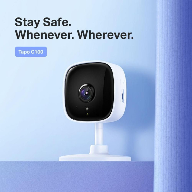 Панорамна домашня WiFi камера, Tapo C100