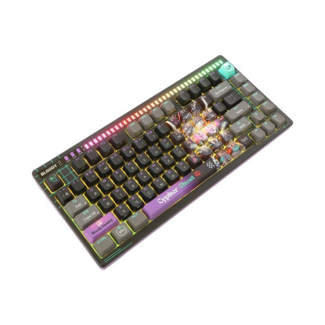 Клавіатура оптична ігрова, USB, RGB підсвічування, Alpha Optical Switch