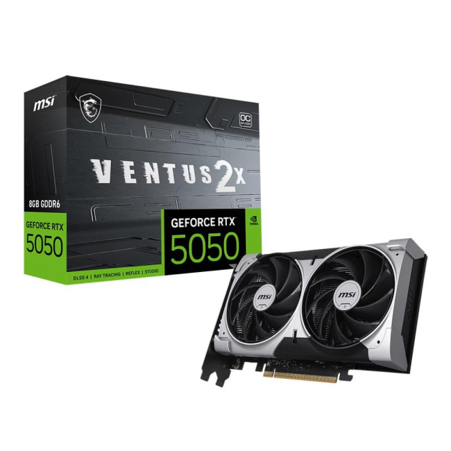 Відеокарта PCIE16 RTX5050 8GB GDDR6 RTX5050 8G VEN 2X OC MSI