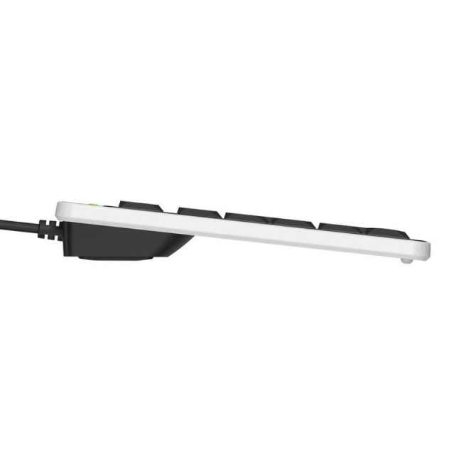 Клавіатура з ножичним перемикачем Fstyler, USB, Quiet typing, чорна