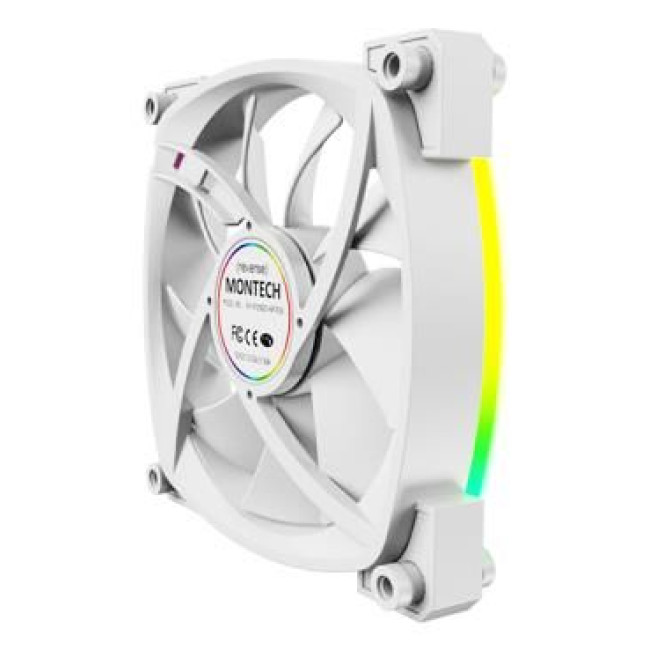 Корпусний вентилятор 120MM RX120 PWM WHITE MONTECH