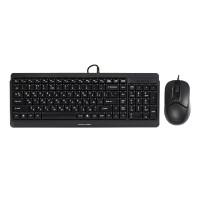 Комплект дротовий Fstyler клавіатура+миша, чорний, USB